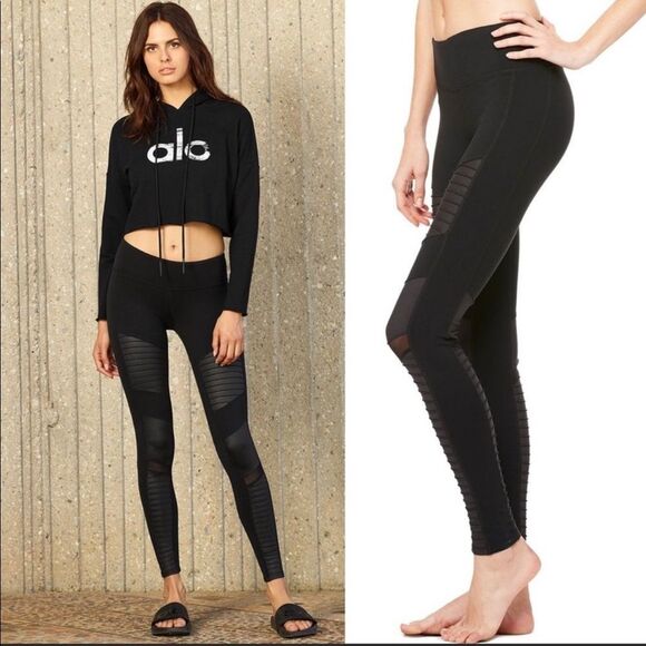 Alo yoga Moto leggings S - Picture 1 of 16